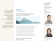 Tablet Screenshot of haff-partner.de